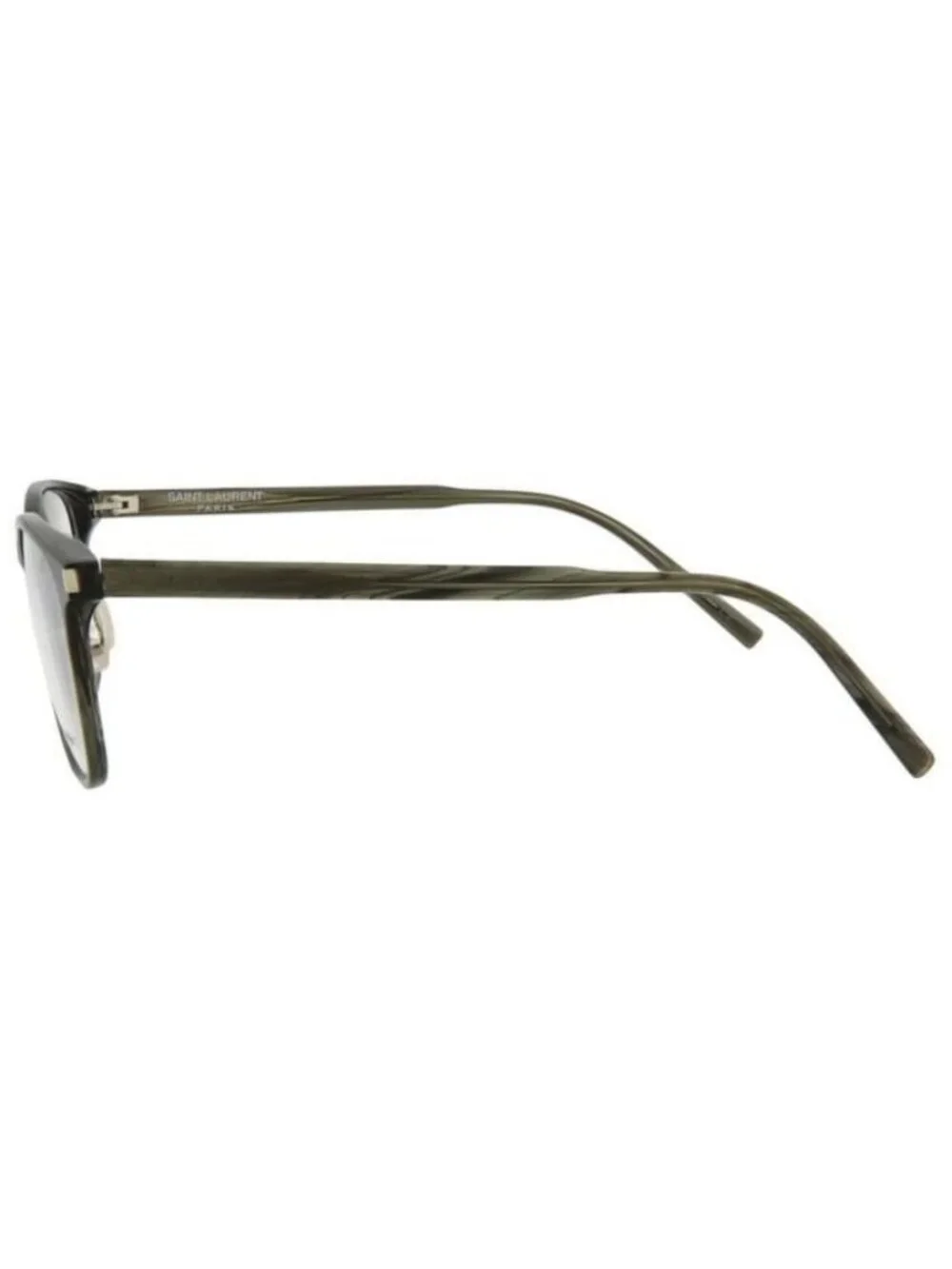 New Saint Laurent Mens Square/Rectangle Grey Grey Transparent Fashion Designer E